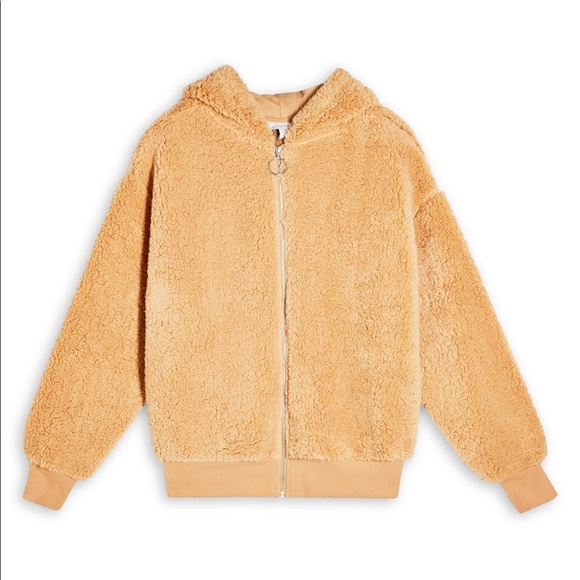 Topshop Teddy Hoodie - Picture 3 of 6